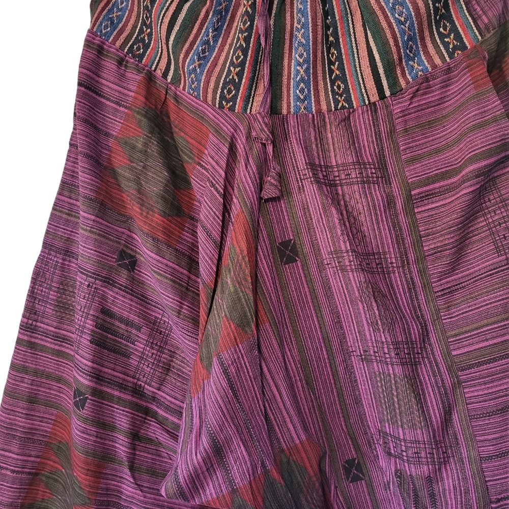 Unisex MultiStripe Harem Style Trouser Pant One Size Fit all.100% Cotton - Picture 2 of 10